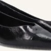CTWLK Damen Pumps Orlando - Schwarze Leder Pumps mit 3cm Blockabsatz