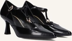 Lodi Gamo Damen-Pumps aus schwarzem Lackleder