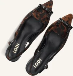 Lodi Slingbacks Rino - Braune Damen Kitten Heels mit Leo-Print 9 Lodi Slingbacks Rino - Braune Damen Kitten Heels mit Leo-Print -Teveo Geschaft 333354 5