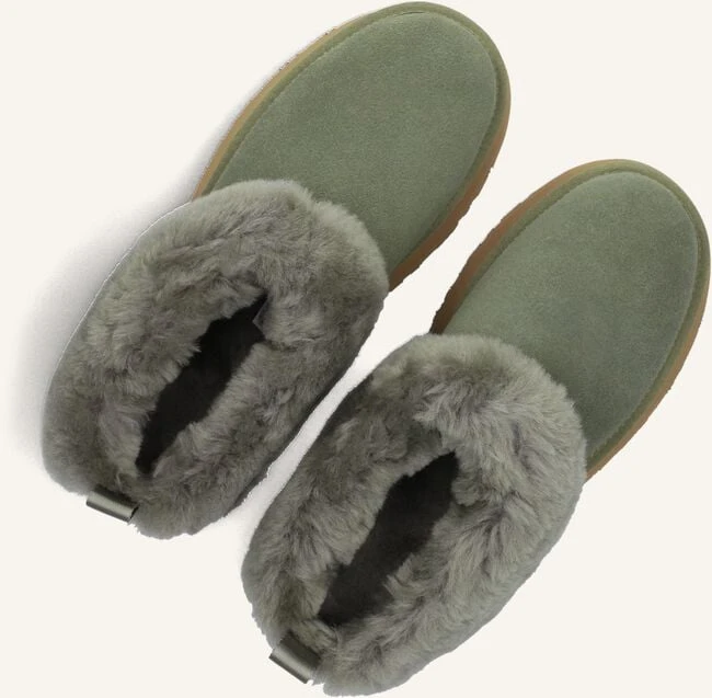 Ugg W Tazzelle Grüne Slipper mit Plateausohle aus Wildleder 6 Ugg W Tazzelle Grüne Slipper mit Plateausohle aus Wildleder – Bild 4
