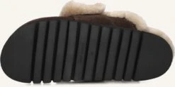 Nubikk Teddy Furry Brown Suede Slippers for Women -Teveo Geschaft 335954 4