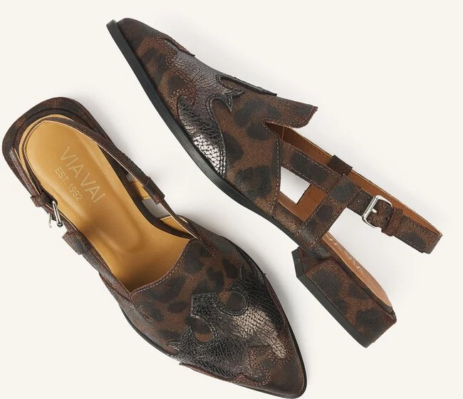 Via Vai Jazz Vaienna Slingbacks in Braun - Elegante Damen Leder Pumps 6 Via Vai Jazz Vaienna Slingbacks in Braun - Elegante Damen Leder Pumps – Bild 4