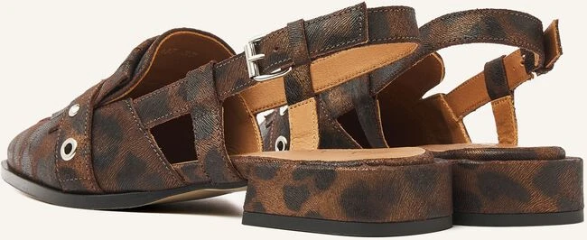 Via Vai Jazz Tammi Slingbacks in Braun mit Leoprint 4 Via Vai Jazz Tammi Slingbacks in Braun mit Leoprint – Bild 2
