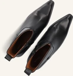 Haboob Louise Schwarze Leder-Stiefeletten mit Blockabsatz 9 Haboob Louise Schwarze Leder-Stiefeletten mit Blockabsatz -Teveo Geschaft 338791 5