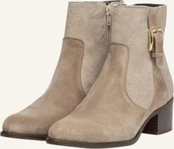 Floris van Bommel Evi Stiefeletten SFW-50065 - Taupe mit Leoprint