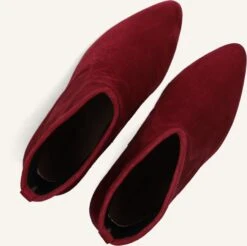 Peter Kaiser Stiefeletten 75321 – Elegante Damen-Boots aus rotem Wildleder -Teveo Geschaft 338974 5