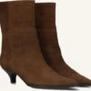 Omoda Atelier Av254 Stiefeletten – Braunes Wildleder mit 7cm Absatz -Teveo Geschaft 343506 1