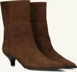Omoda Atelier Av254 Stiefeletten – Braunes Wildleder mit 7cm Absatz