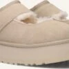 Ugg W Bea Mary Jane Slipper - Beige Platform Suede Shoes -Teveo Geschaft 346190 1