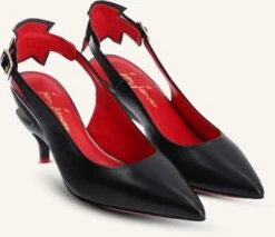 Jan Jansen Duplex Rock Chique Slingback in Schwarz