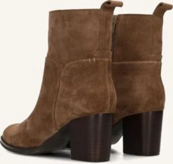 PS Poelman Fleur - Elegante braune Wildleder-Stiefeletten mit Blockabsatz 7 PS Poelman Fleur - Elegante braune Wildleder-Stiefeletten mit Blockabsatz -Teveo Geschaft 348329 3