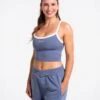 TEVEO Fearless Cami Top "Blau" – Sportliche Eleganz & Support -Teveo Geschaft A7400544 Verbessert RR Bearbeitet