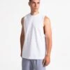TEVEO Pace Tank - Weißes Herren Fitness & Training Tanktop 1 TEVEO Pace Tank - Weißes Herren Fitness & Training Tanktop -Teveo Geschaft A7402251