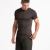 Pace Fitted T-Shirt - Khaki Performance Training Shirt -Teveo Geschaft A7402383