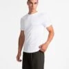 Pace Fitted T-Shirt Weiß – Athletisches Herren Sportshirt