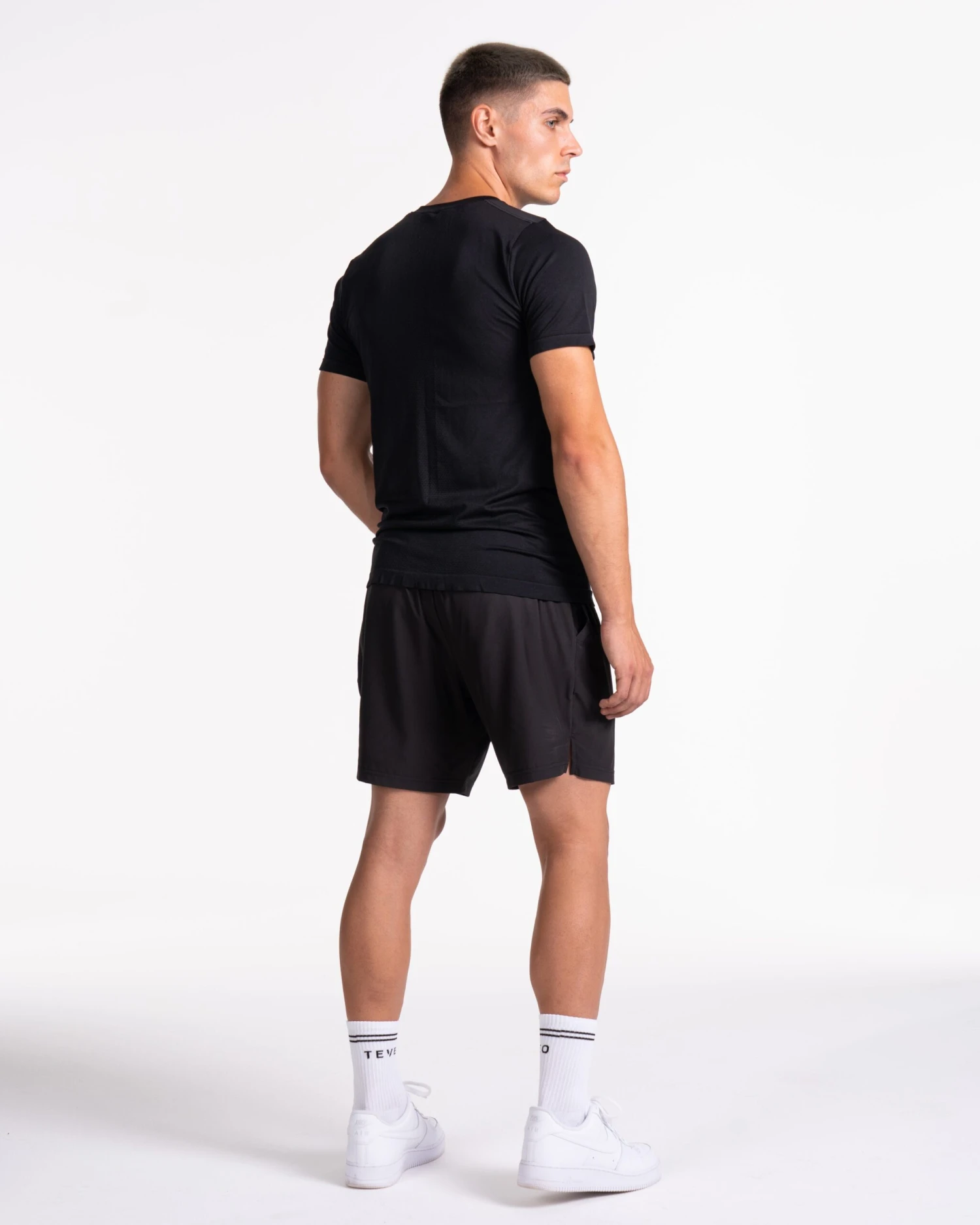 Pace 7 Inch Trainingsshorts für Herren – Schwarz 7 Pace 7 Inch Trainingsshorts für Herren – Schwarz – Bild 5