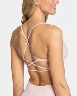 TEVEO Acid BH Rosa – Sport-BH mit stylischer Rückenschnürung -Teveo Geschaft Acid BH Rose 1861