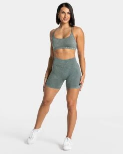 Acid Covert Scrunch Short "Basil" -Teveo Geschaft Acid Covert Scrunch Shorts Basil 2694