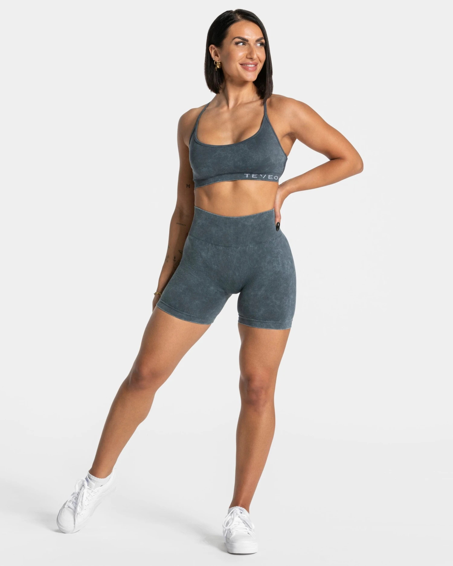 TEVEO Acid Covert Scrunch Short - Navy 7 TEVEO Acid Covert Scrunch Short - Navy – Bild 5