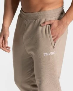Acid Wash Jogginghose für Herren in Mokka – Premium Baumwoll-Jogger -Teveo Geschaft Acid Jogger Mocha 2296