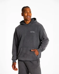 TEVEO Acid Hoodie Schwarz - Premium Statement Kapuzenpullover