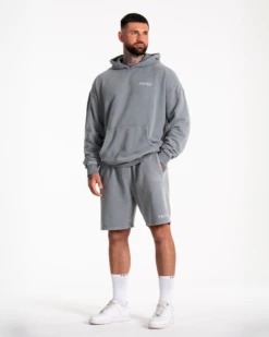 TEVEO Acid Hoodie Grau - Oversized Streetwear Statement 9 TEVEO Acid Hoodie Grau - Oversized Streetwear Statement -Teveo Geschaft Acid Men Hoodie Grau 3