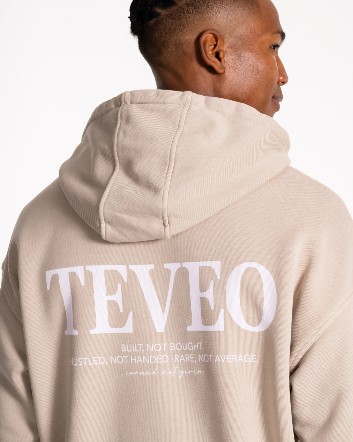 TEVEO Acid Hoodie in Sand - Premium Oversized Streetwear 6 TEVEO Acid Hoodie in Sand - Premium Oversized Streetwear – Bild 4