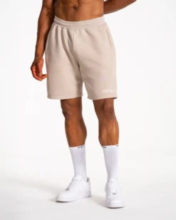 Acid Wash Shorts Sand - Komfortable Baumwoll-Shorts für Herren