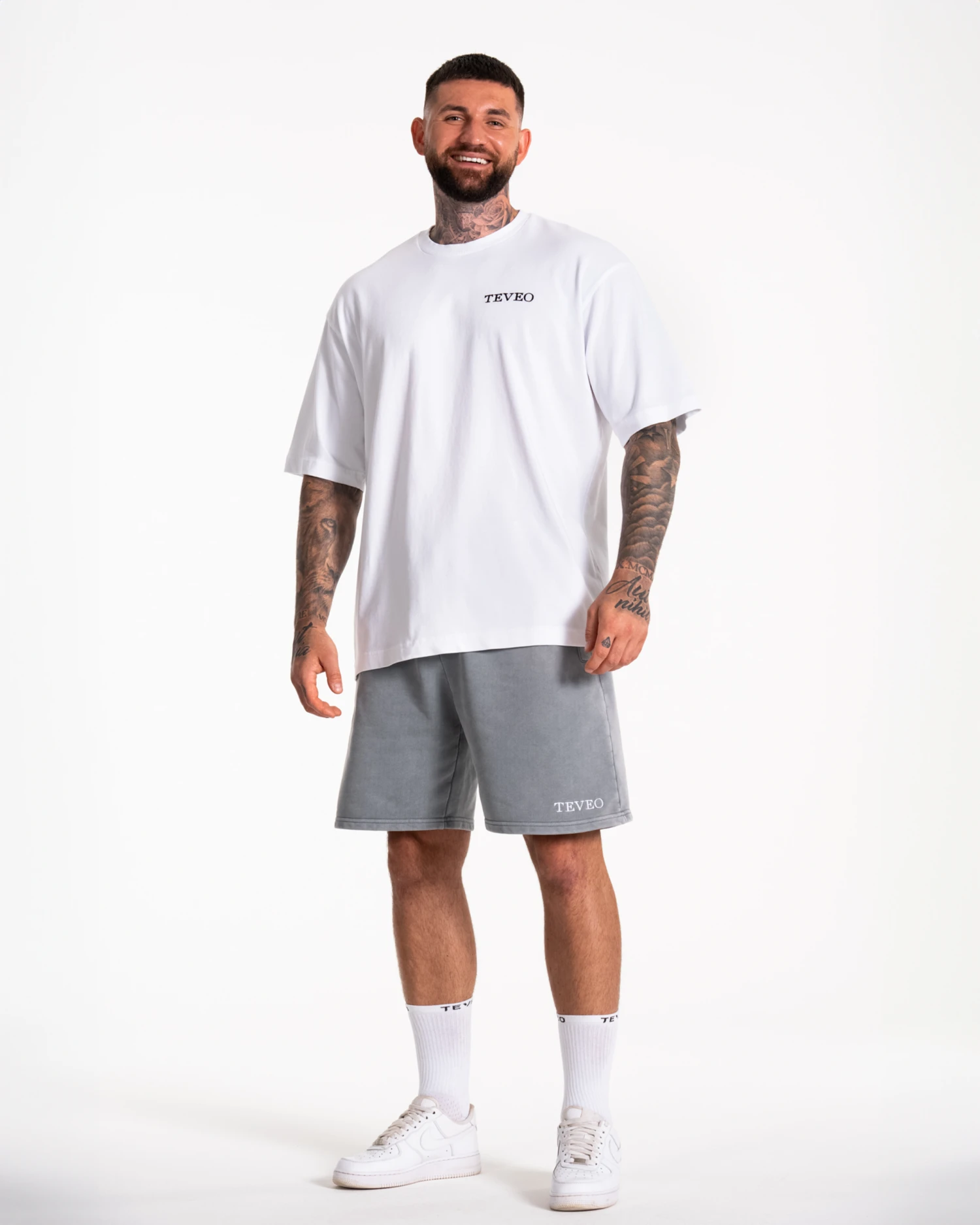 TEVEO Acid T-Shirt Weiß – Oversized Vintage Statement-Shirt 5 TEVEO Acid T-Shirt Weiß – Oversized Vintage Statement-Shirt – Bild 3