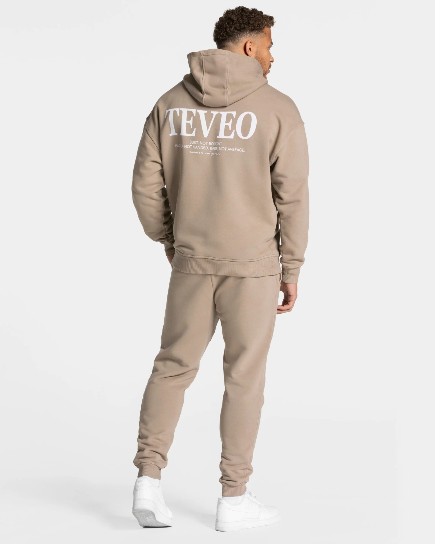TEVEO Acid Hoodie "Mokka" - Oversized Streetwear Hoodie 4 TEVEO Acid Hoodie "Mokka" - Oversized Streetwear Hoodie – Bild 2