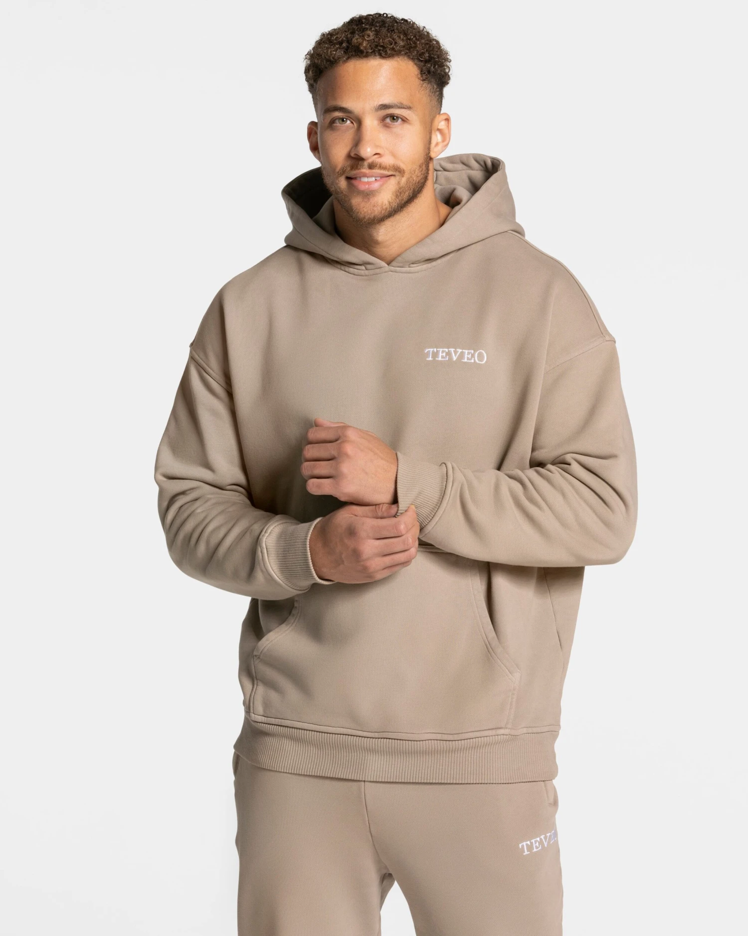 TEVEO Acid Hoodie "Mokka" - Oversized Streetwear Hoodie 3 TEVEO Acid Hoodie "Mokka" - Oversized Streetwear Hoodie