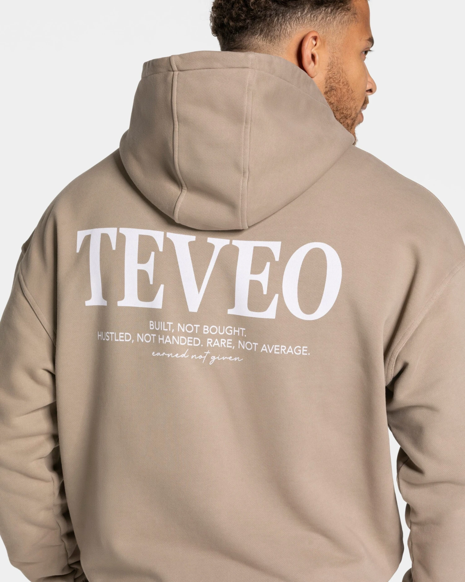 TEVEO Acid Hoodie "Mokka" - Oversized Streetwear Hoodie 7 TEVEO Acid Hoodie "Mokka" - Oversized Streetwear Hoodie – Bild 5
