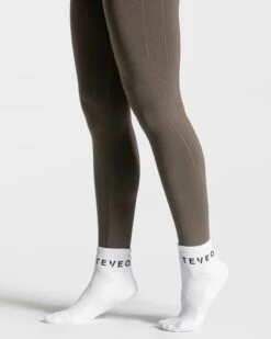 TEVEO Ankle Socken (2er-Pack) - Weiß -Teveo Geschaft Ankle Socken weiss 2779