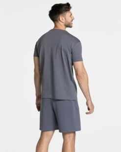 Teveo Geschaft -Teveo Geschaft Arrival Fitted T Shirt Graphit 3724