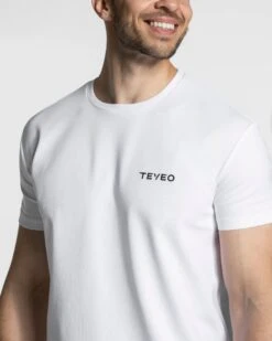 Arrival Fitted Herren T-Shirt in Weiß – Dein neues Lieblings-Basic -Teveo Geschaft Arrival Fitted T Shirt Weiss 4005
