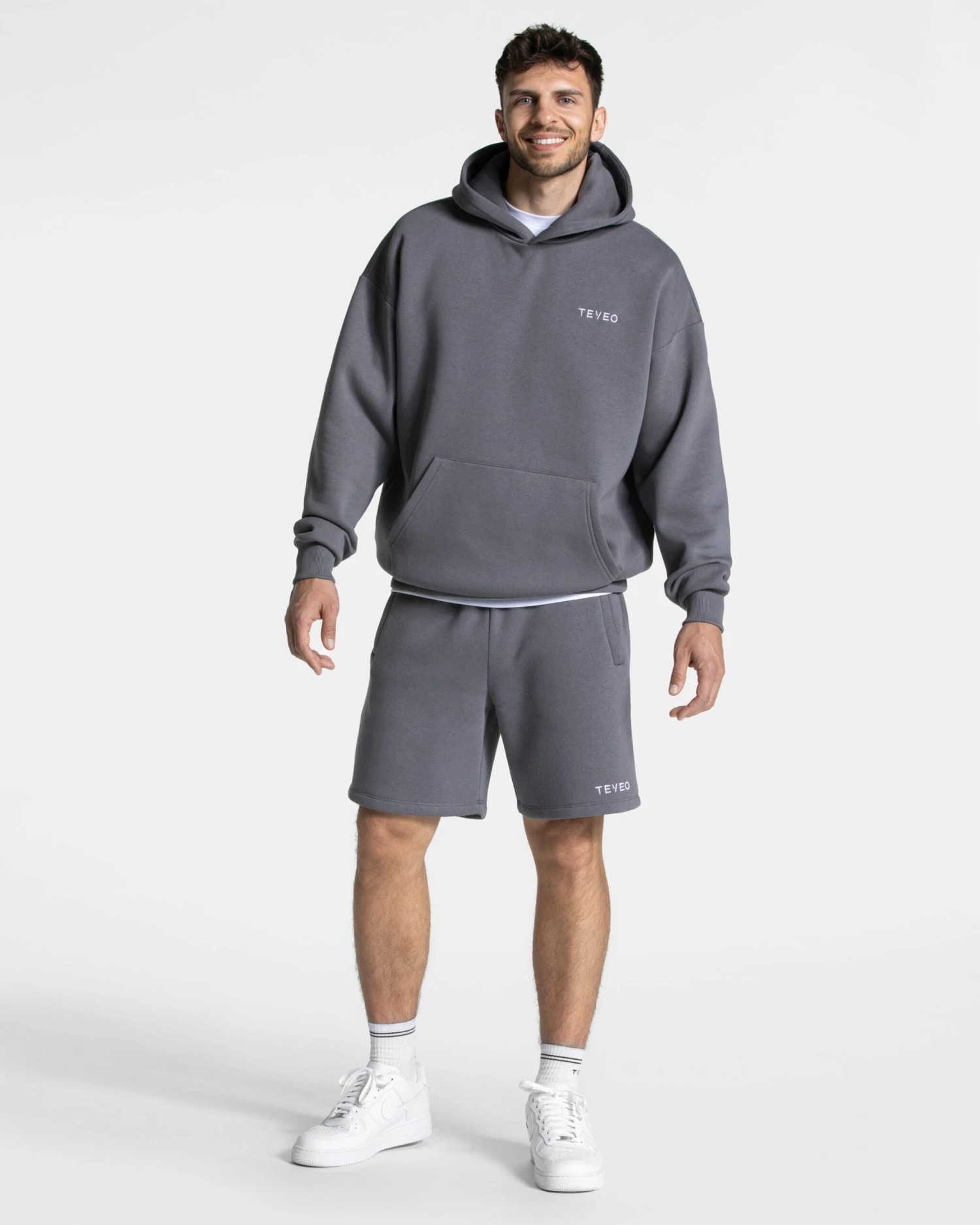 Oversized Hoodie Herren in Graphit – Arrival Kollektion für Sport & Alltag 7 Oversized Hoodie Herren in Graphit – Arrival Kollektion für Sport & Alltag – Bild 5