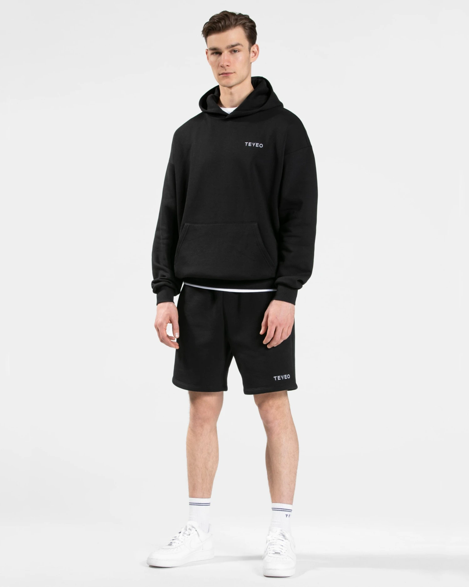 Arrival Hoodie Schwarz - Herren Oversized Kapuzenpullover 4 Arrival Hoodie Schwarz - Herren Oversized Kapuzenpullover – Bild 2