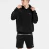 Arrival Hoodie Schwarz - Herren Oversized Kapuzenpullover 1 Arrival Hoodie Schwarz - Herren Oversized Kapuzenpullover -Teveo Geschaft Arrival Hoodie Schwarz 6196