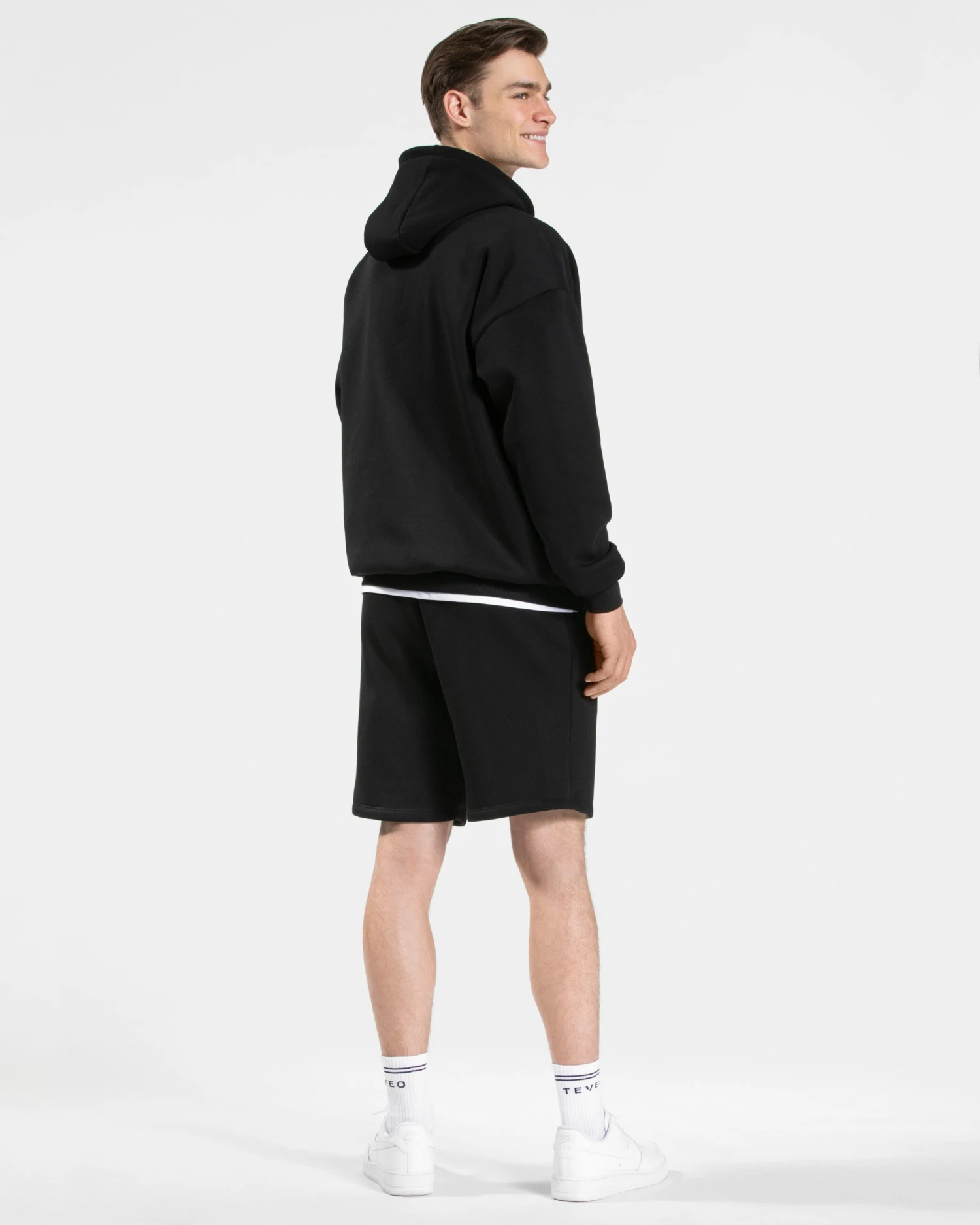 Arrival Hoodie Schwarz - Herren Oversized Kapuzenpullover 5 Arrival Hoodie Schwarz - Herren Oversized Kapuzenpullover – Bild 3