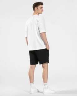 Herren Sweat Shorts Schwarz | Bequeme Baumwoll-Mischung für Sport & Freizeit -Teveo Geschaft Arrival Shorts Schwarz 5548