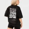 Candy Oversized T-Shirt "Schwarz" 1 Candy Oversized T-Shirt "Schwarz" -Teveo Geschaft Candy T Shirt schwarz 3119