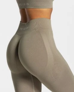 Charming Scrunch Leggings "Khaki" -Teveo Geschaft Charming Scrunch Leggings khaki 9234 2