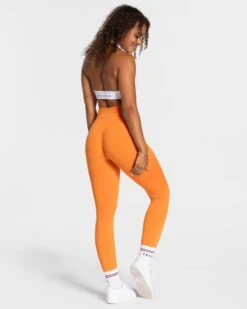 Classy Leggings "Orange" 11 Classy Leggings "Orange" -Teveo Geschaft Classy Seamless Leggings orange 6960