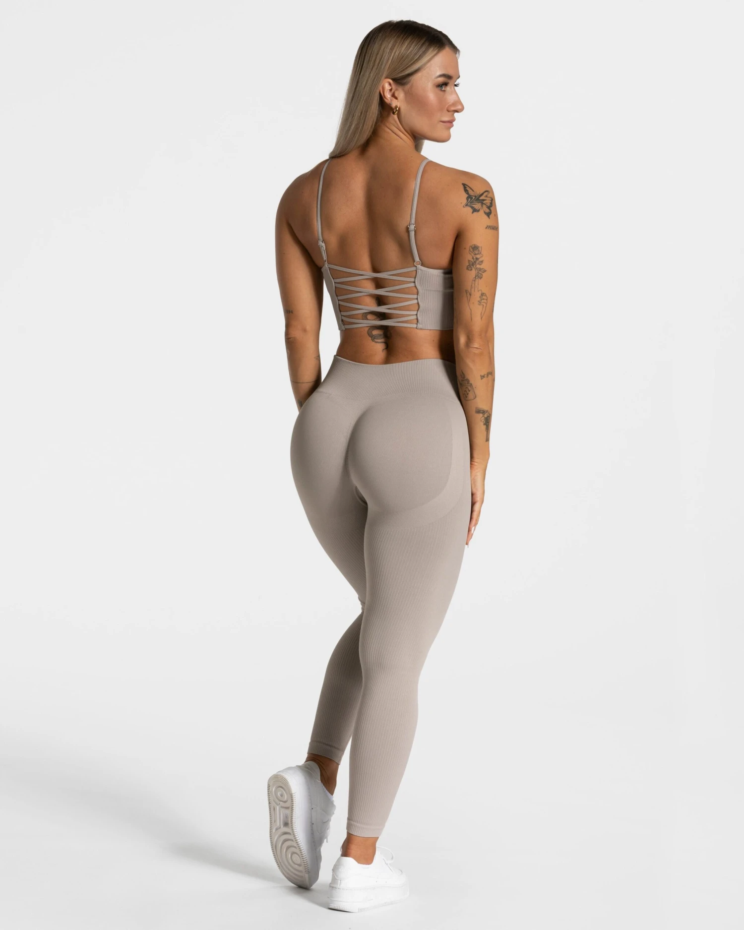 Elegant Cross Back Top Stone – Support & Style für Gym & Alltag 7 Elegant Cross Back Top Stone – Support & Style für Gym & Alltag – Bild 5