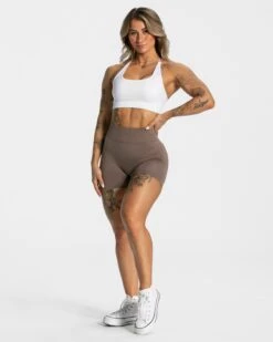 TEVEO Everyday Backless Top Weiß - Eleganz & Support für Gym und Alltag -Teveo Geschaft Everyday Backless Top weiss 4678