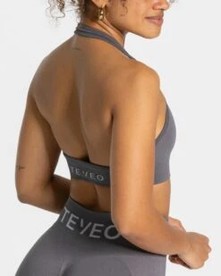 TEVEO Everyday Neckholder Sport BH in Graphit -Teveo Geschaft Everyday NeckholderBh Graphit 4927