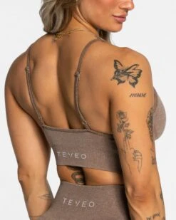 Evolution V2 Sports Bra in Mokka - High-Performance Support -Teveo Geschaft Evolution Bh mokka 4256