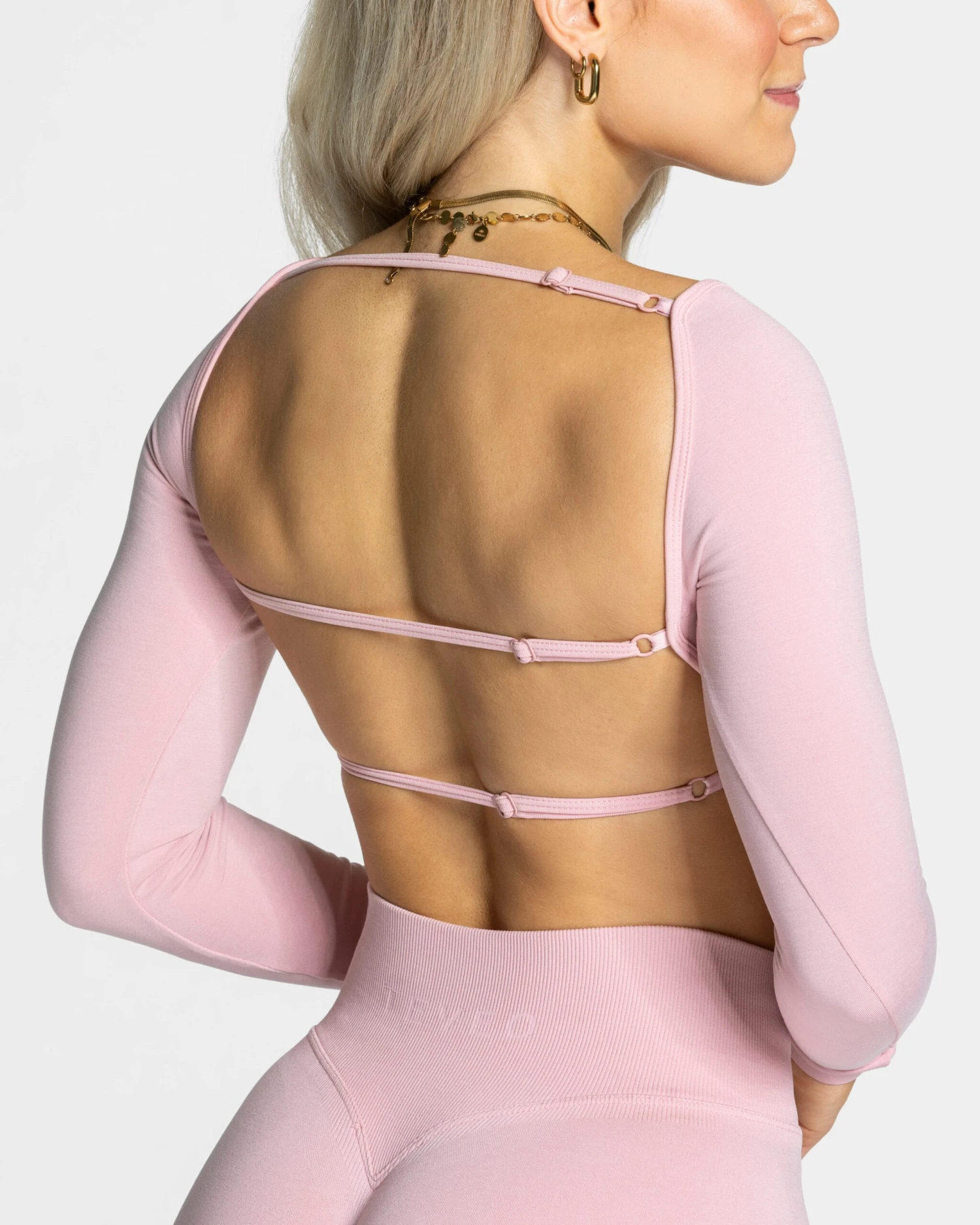 Femme Backless Longsleeve "Rosa" 6 Femme Backless Longsleeve "Rosa" – Bild 4