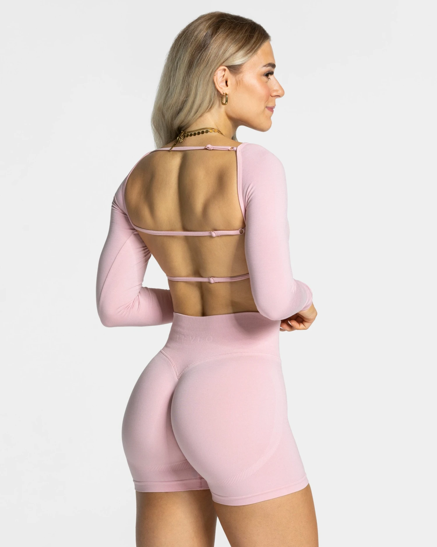 Femme Backless Longsleeve "Rosa" 4 Femme Backless Longsleeve "Rosa" – Bild 2