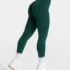 Femme Sculpt Scrunch Leggings "Dunkelgrün" 1 Femme Sculpt Scrunch Leggings "Dunkelgrün" -Teveo Geschaft Femme Leggings dunkelgruen 5438